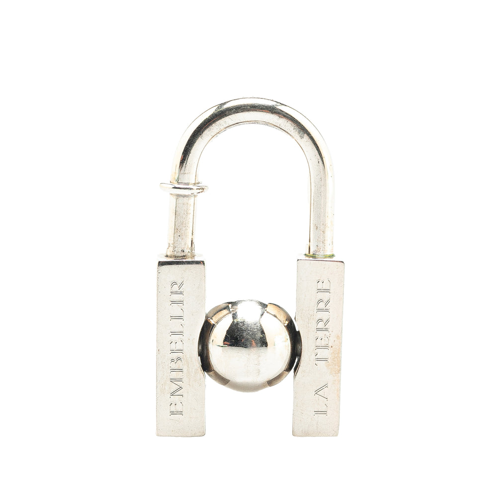 Palladium Plated LHomme Peut Embellir La Terre Cadena Lock Silver - Gaby Paris