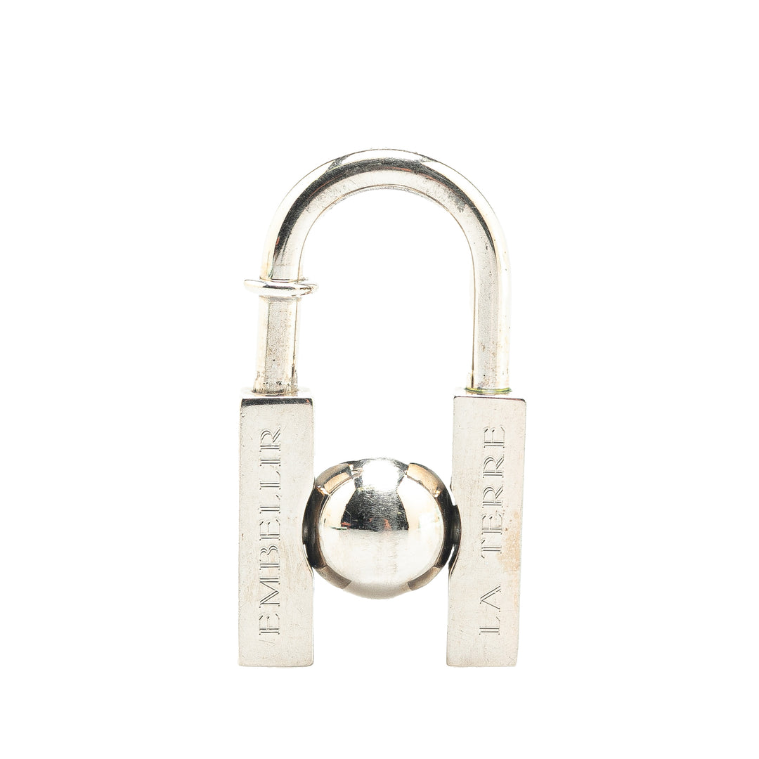 Palladium Plated LHomme Peut Embellir La Terre Cadena Lock Silver - Gaby Paris
