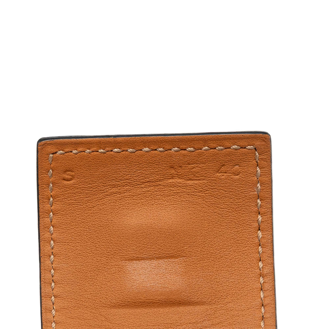 Hermès plaqué Collier de Chien Bracelet Cuir Swift
