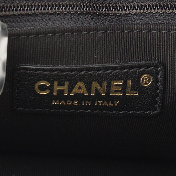 Matelassé Coco Pochette avec chaîne Noir