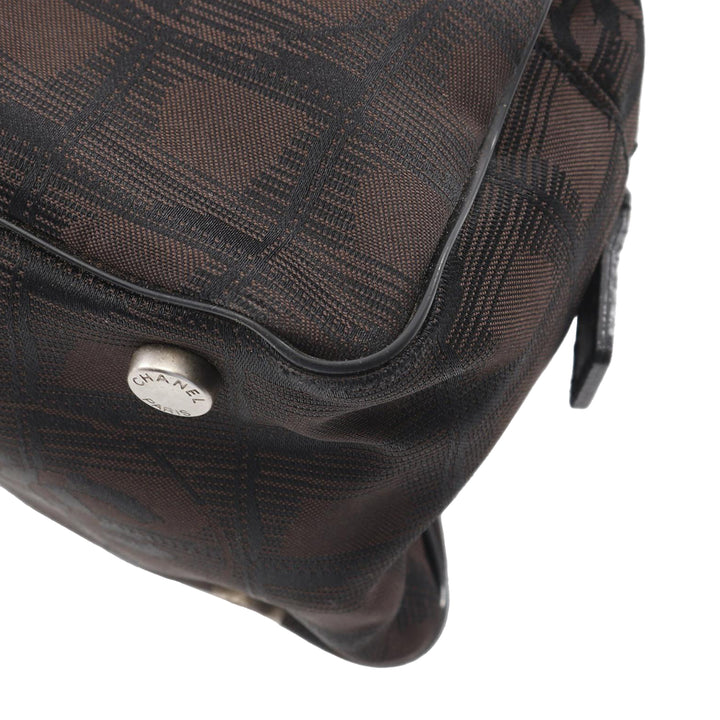 New Travel Line Nylon Handbag Brown - Gaby Paris