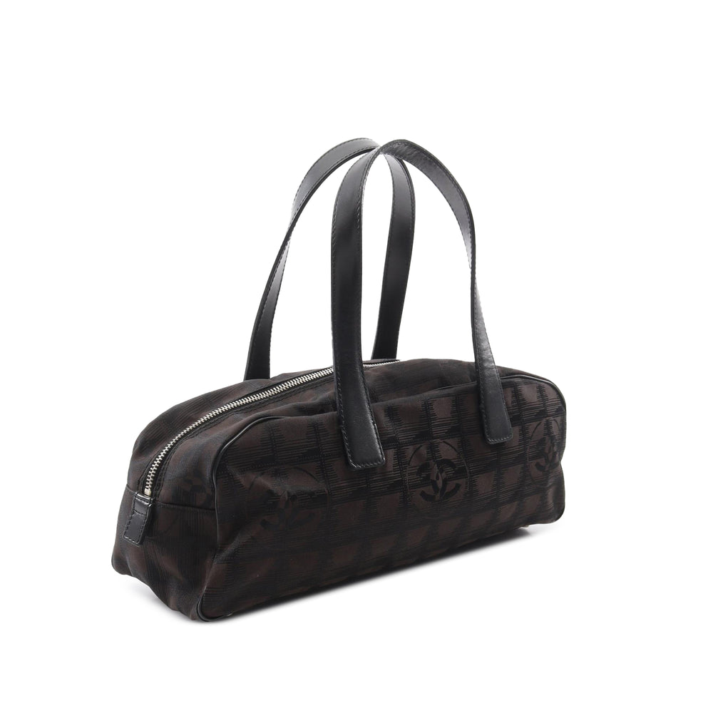 New Travel Line Nylon Handbag Brown - Gaby Paris