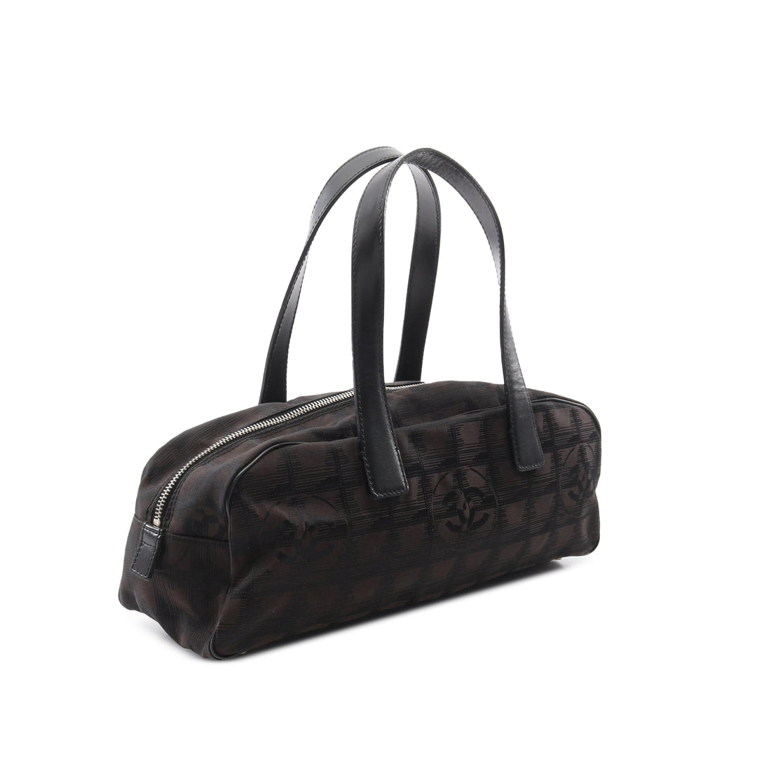 New Travel Line Nylon Handbag Brown - Gaby Paris