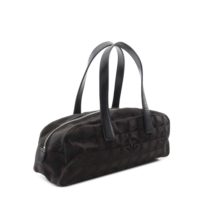 New Travel Line Nylon Handbag Brown - Gaby Paris