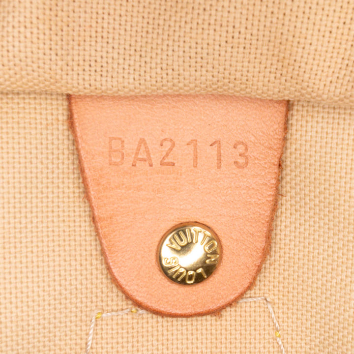 Damier Azur Speedy 30 White - Gaby Paris