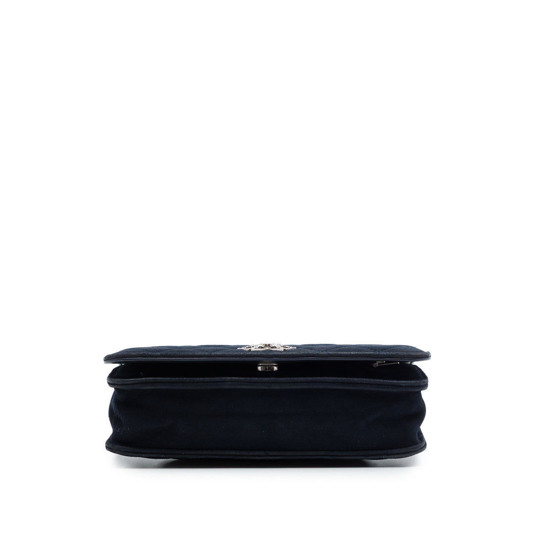 Chanel Matelassé Cocostellar Wallet on Chain Daim
