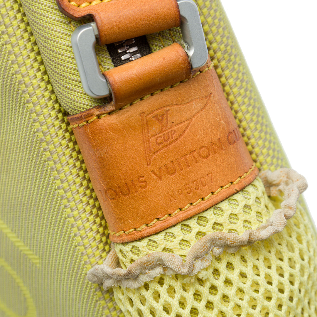 Louis Vuitton Édition limitée Damier Geant LV Cup Weatherly Sac Vert – vue 5 – GABY PARIS