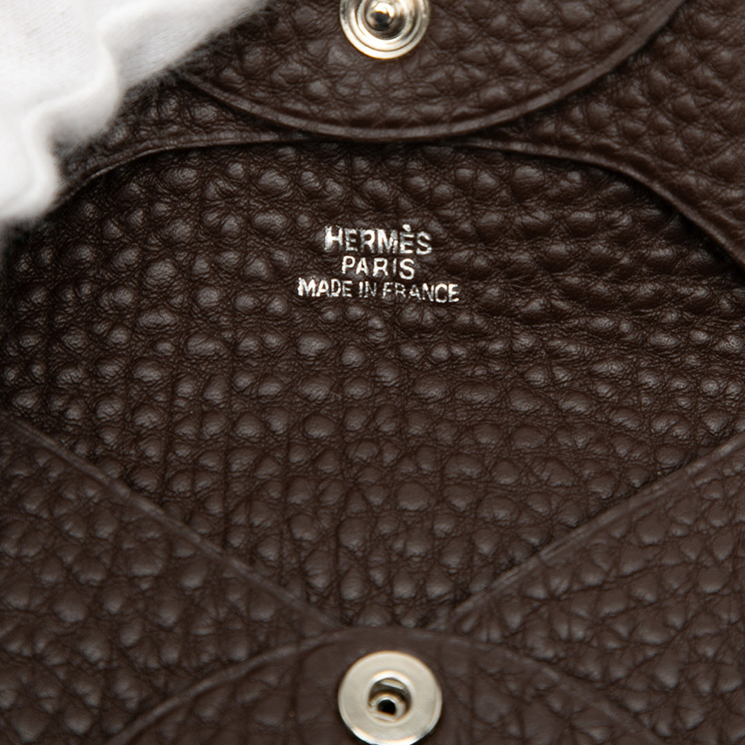 Hermès Taurillon Clemence Bastia Change Purse