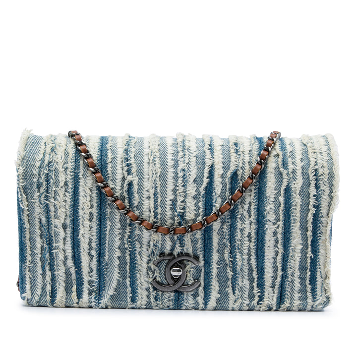 CC Fringe Rabat simple Jean Bleu