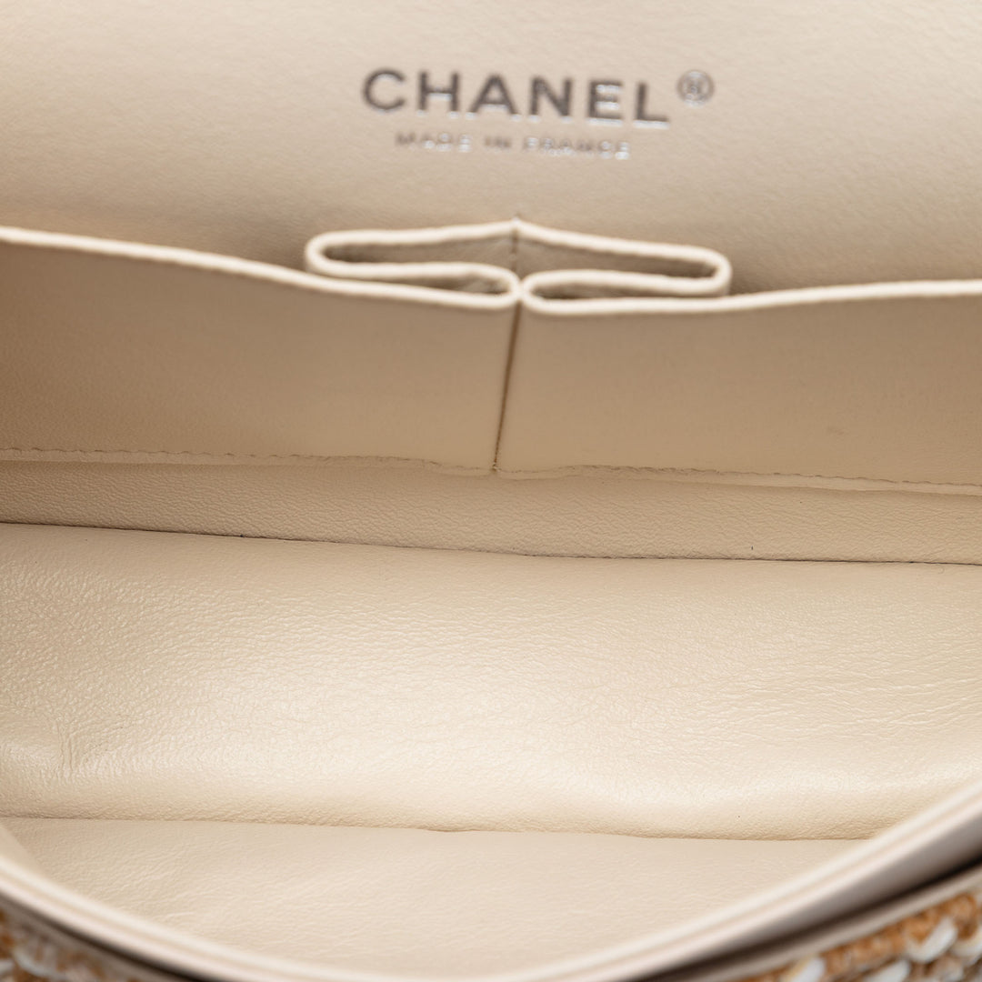 Chanel Medium Classic Tweed Double rabat