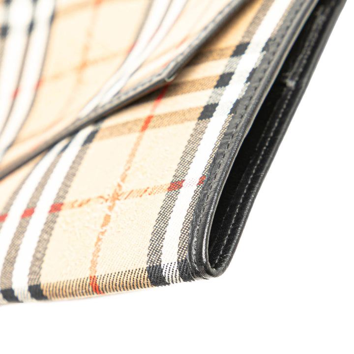 Haymarket Check Canvas Notebook Cover Brown - Gaby Paris