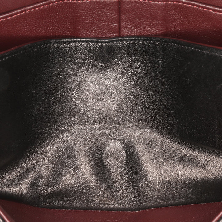 Small Classic Lambskin Double Flap Black - Gaby Paris