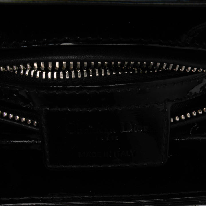 Medium Patent Cannage Lady Dior Black - Gaby Paris