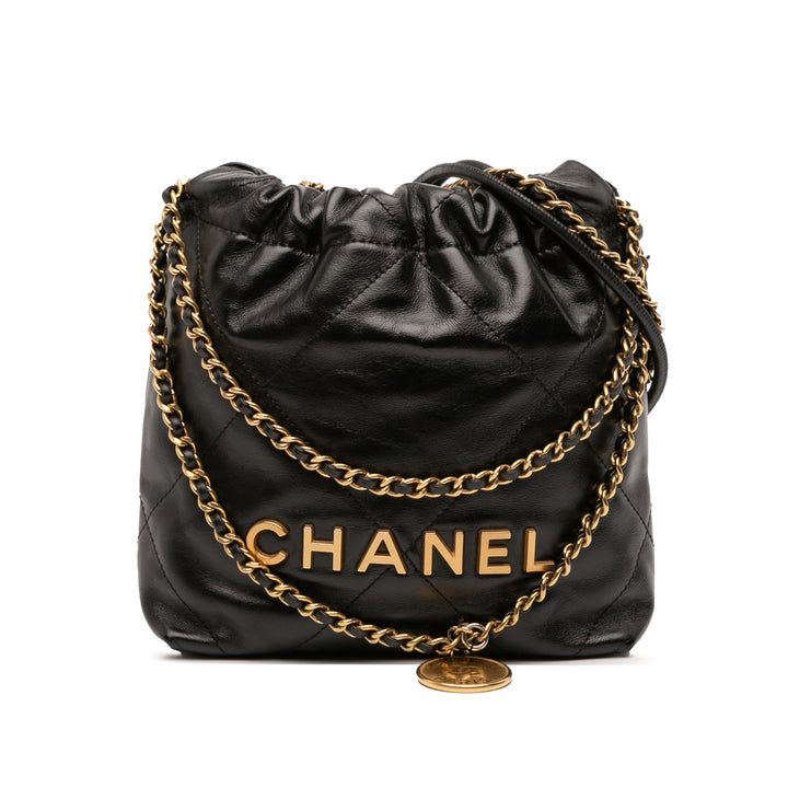 Chanel Mini brillant Cuir de veau 22 Sac à main