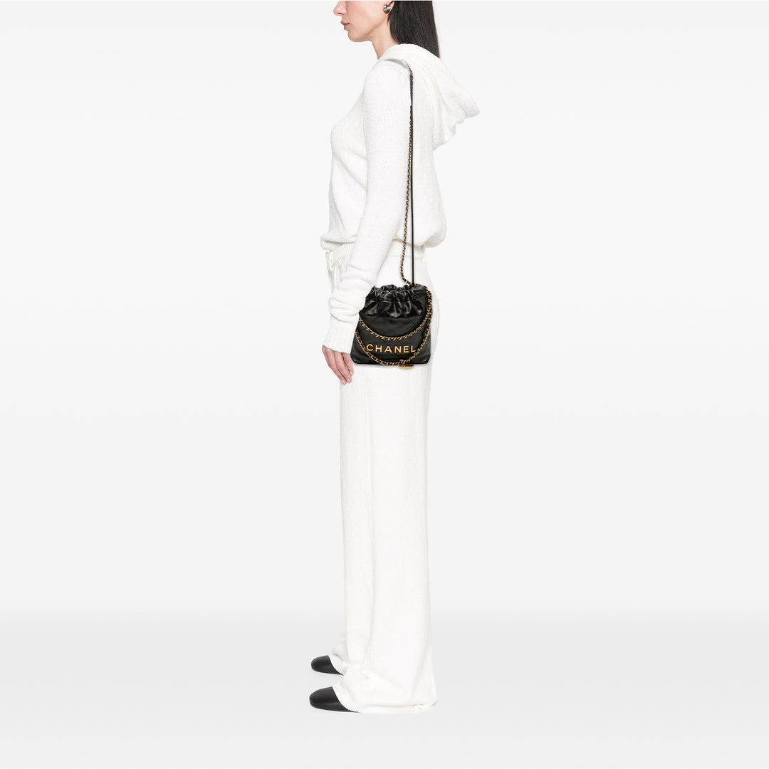 Chanel Mini brillant Cuir de veau 22 Sac à main