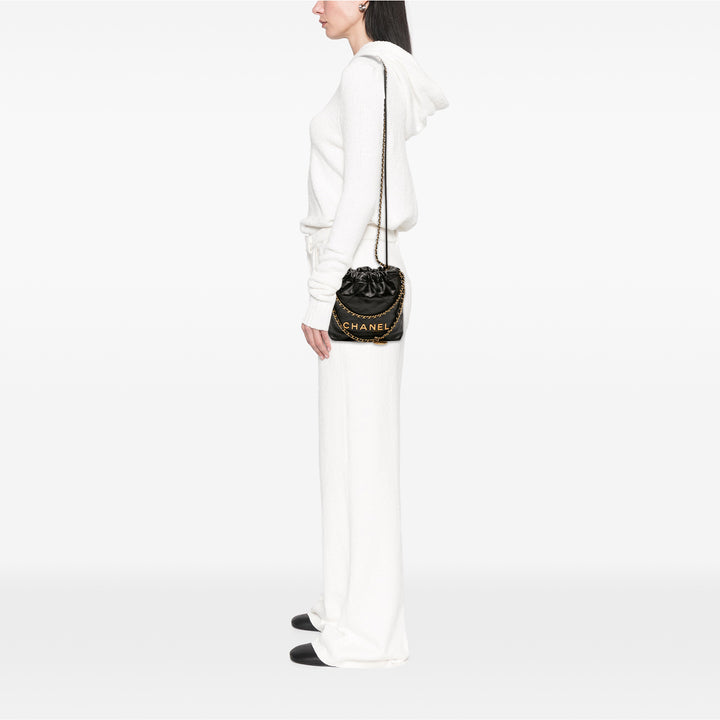 Chanel Mini brillant Cuir de veau 22 Sac à main