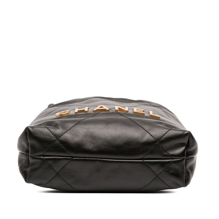 Chanel Mini brillant Cuir de veau 22 Sac à main