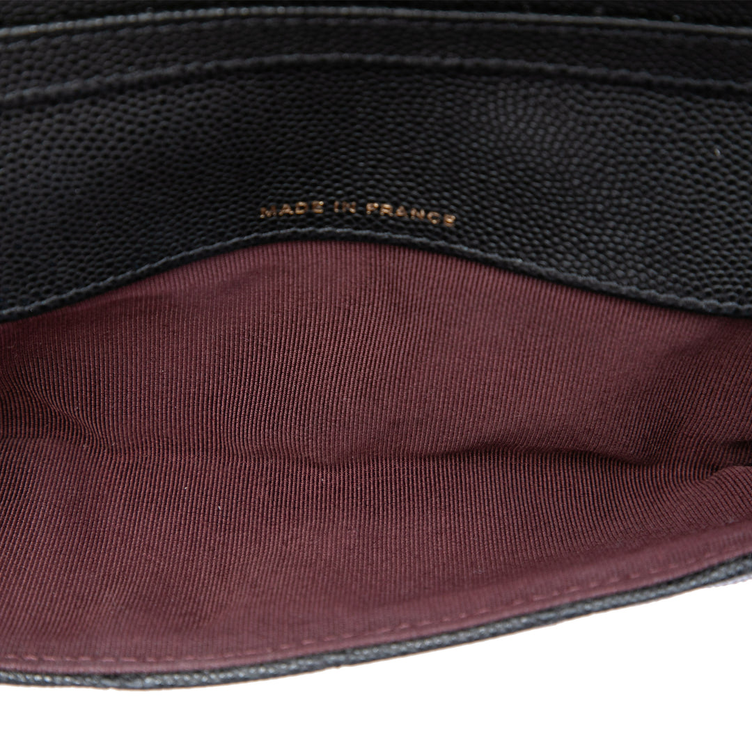 Chanel CC Matelassé Sunglasses Étui avec chaîne Cuir caviar Noir – vue 4 – GABY PARIS