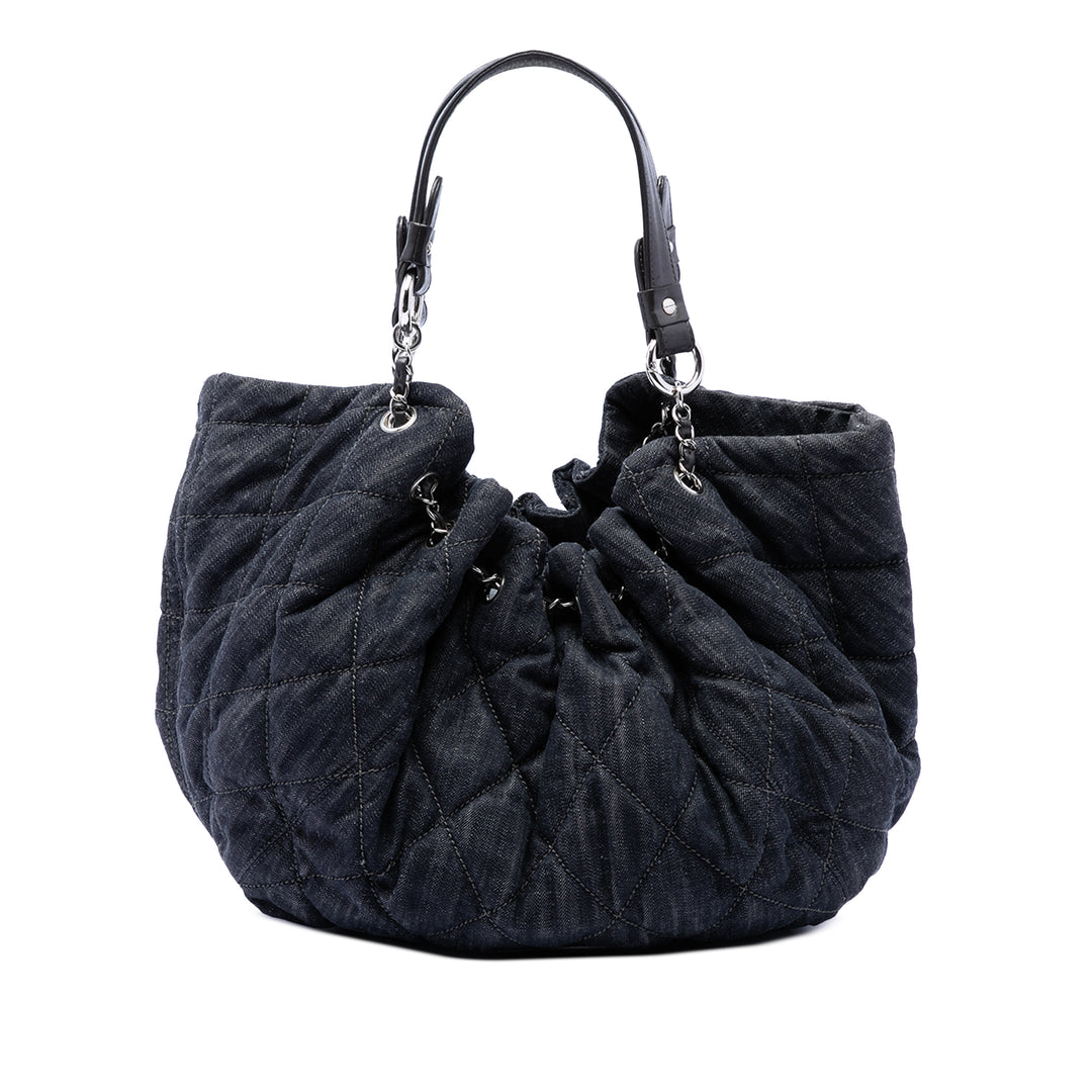 Chanel Matelassé Stretch Spirit Cabas Grand Jean
