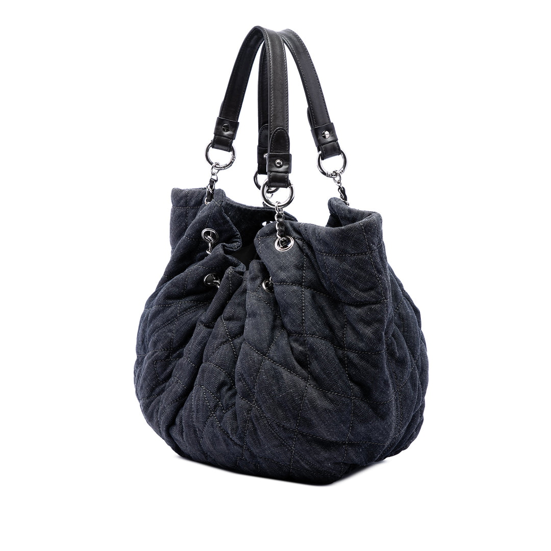 Chanel Matelassé Stretch Spirit Cabas Grand Jean