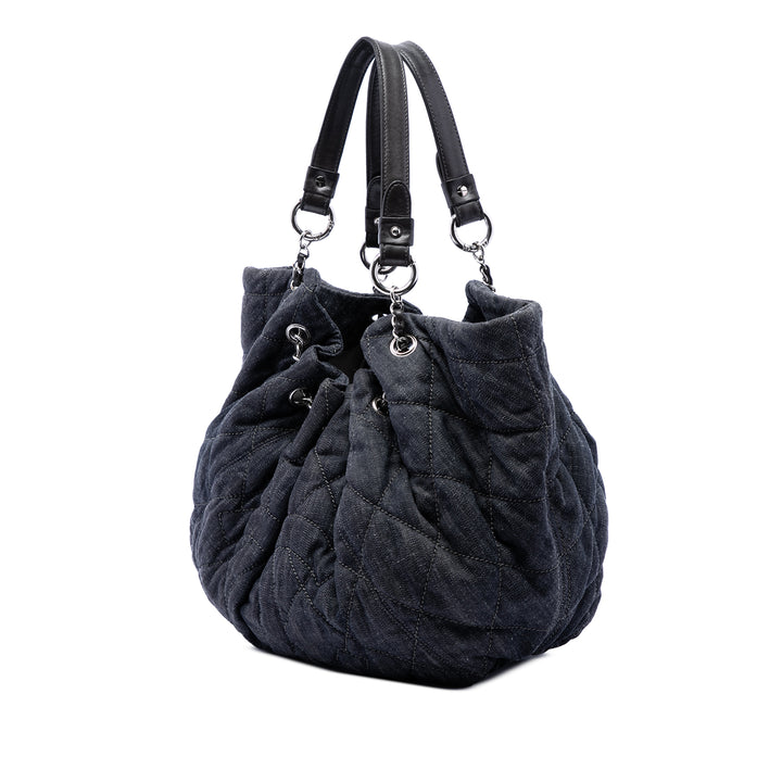 Chanel Matelassé Stretch Spirit Cabas Grand Jean