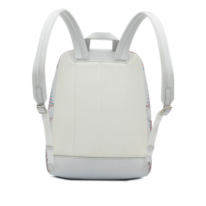 Damier Spray Racer Backpack White - Gaby Paris