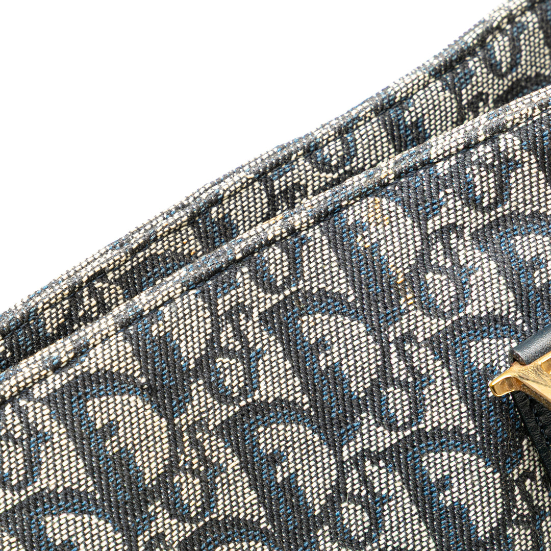 Diorissimo Trotter Canvas Tote Blue - Gaby Paris