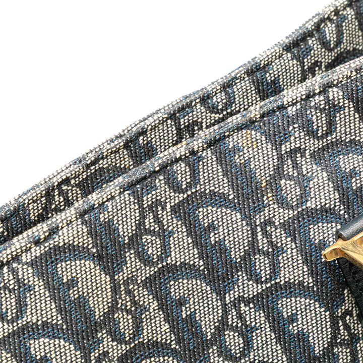 Diorissimo Trotter Canvas Tote Blue - Gaby Paris