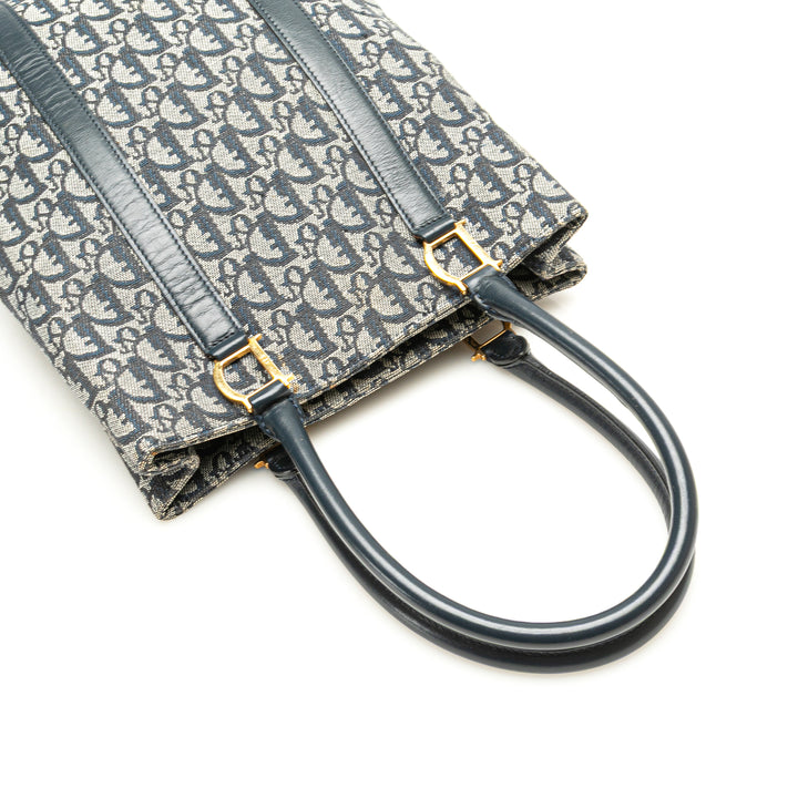 Diorissimo Trotter Canvas Tote Blue - Gaby Paris