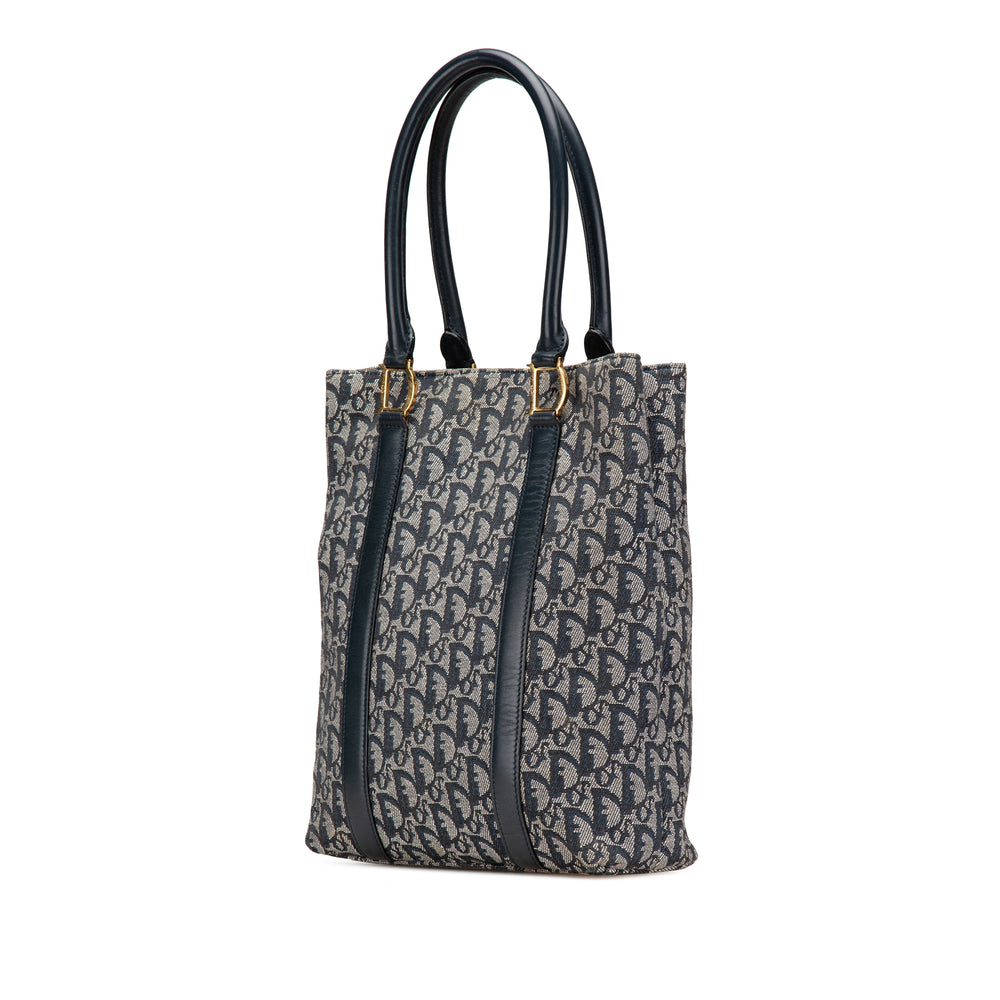 Diorissimo Trotter Canvas Tote Blue - Gaby Paris