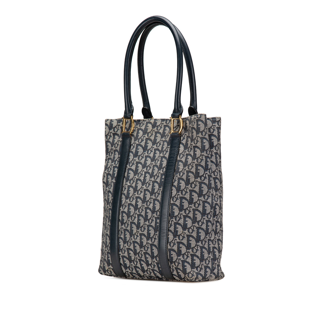 Diorissimo Trotter Canvas Tote Blue - Gaby Paris