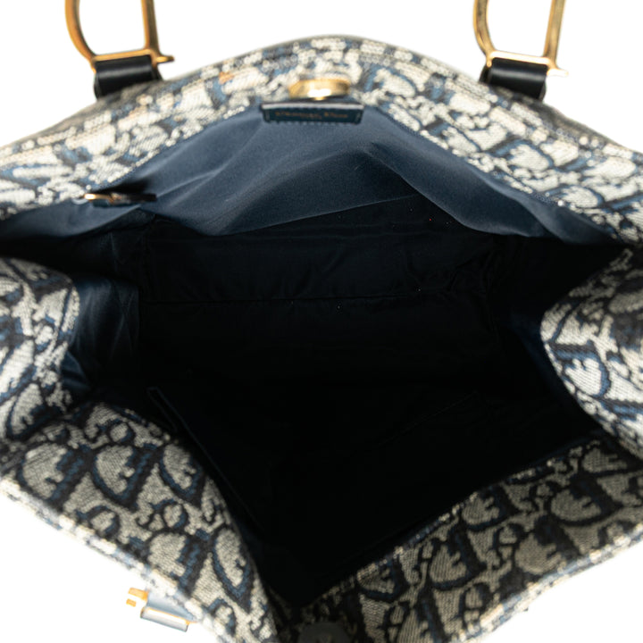 Diorissimo Trotter Canvas Tote Blue - Gaby Paris