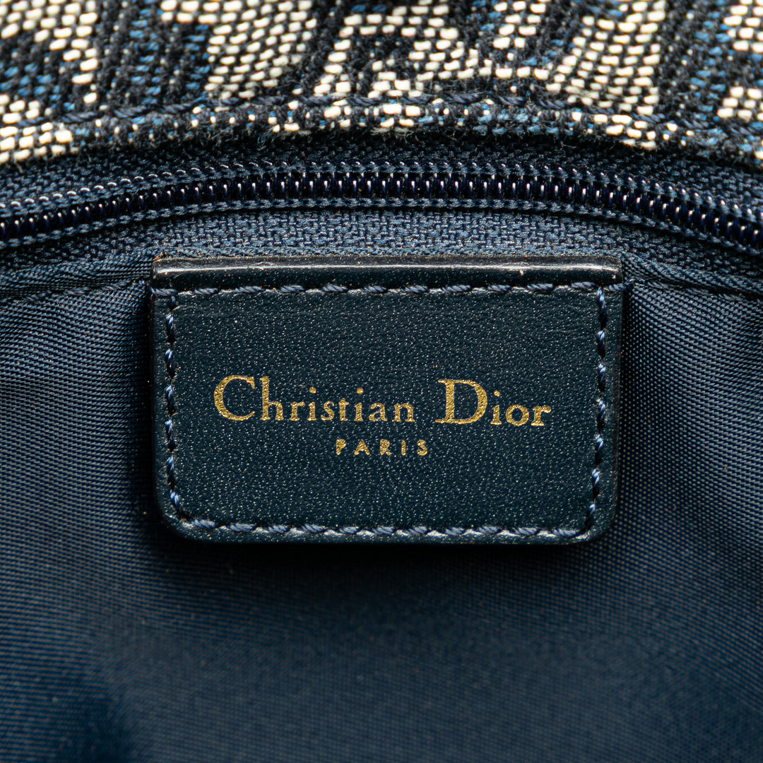 Diorissimo Trotter Canvas Tote Blue - Gaby Paris