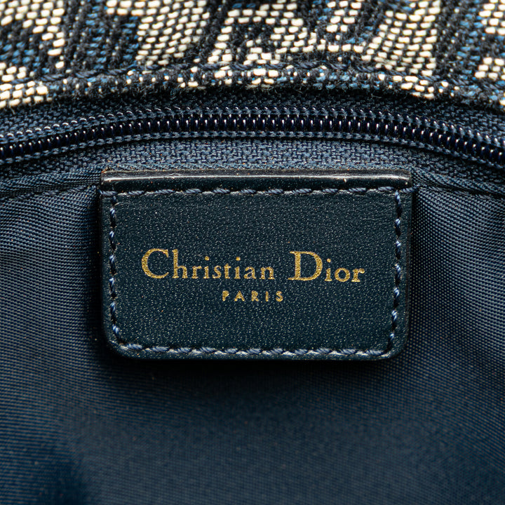 Diorissimo Trotter Canvas Tote Blue - Gaby Paris