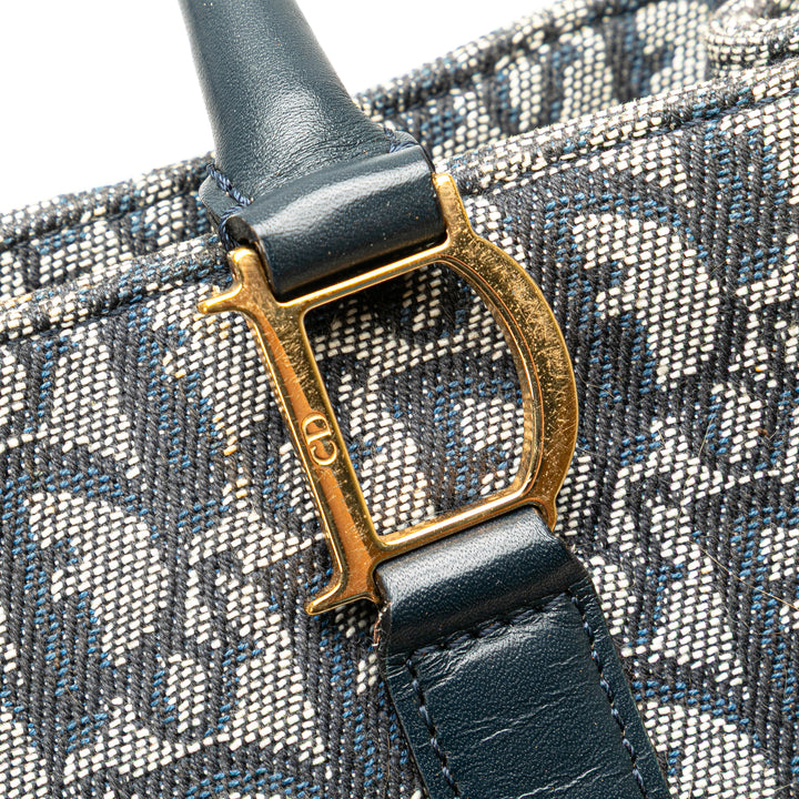 Diorissimo Trotter Canvas Tote Blue - Gaby Paris