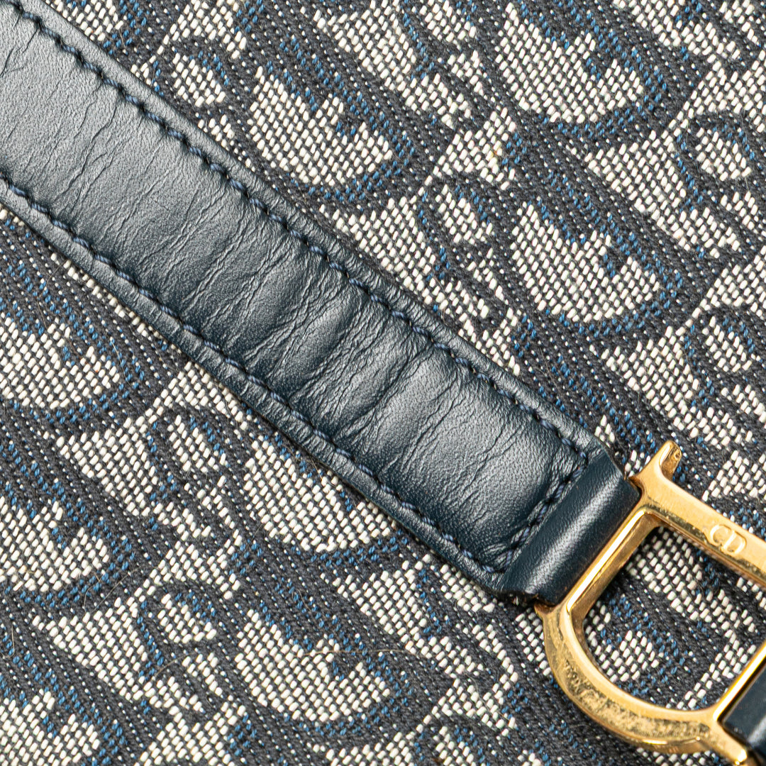 Diorissimo Trotter Canvas Tote Blue - Gaby Paris