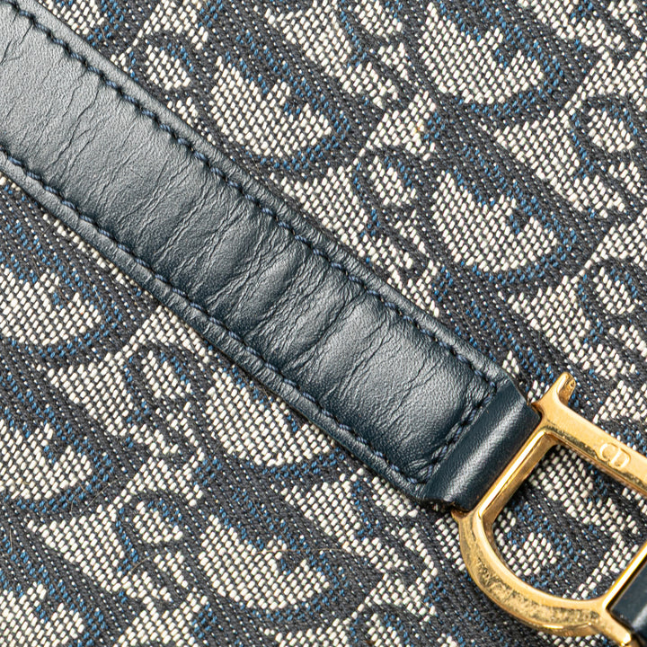 Diorissimo Trotter Canvas Tote Blue - Gaby Paris