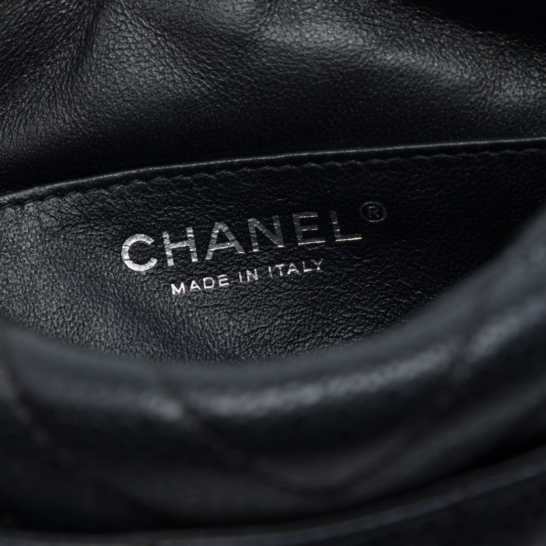 Chanel Sac caméra CC Chevron Cuir caviar Noir – vue 5 – GABY PARIS