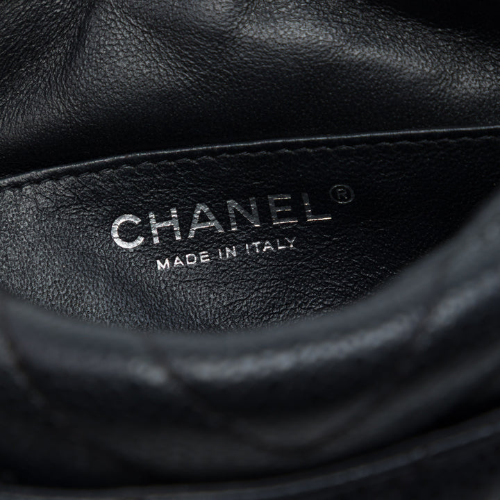 Chanel Sac caméra CC Chevron Cuir caviar Noir – vue 5 – GABY PARIS