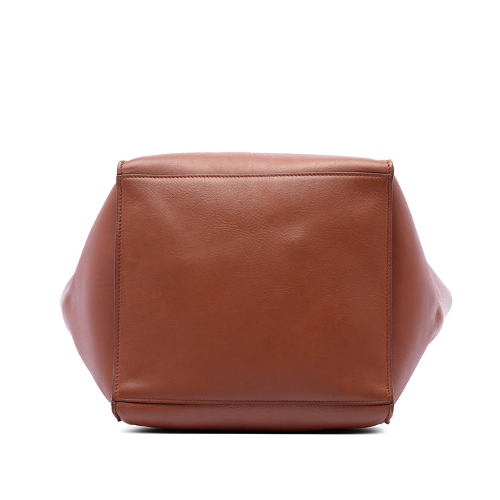 Celine Sac à main Big Petit Cuir de veau lisse Marron – vue 3 – GABY PARIS