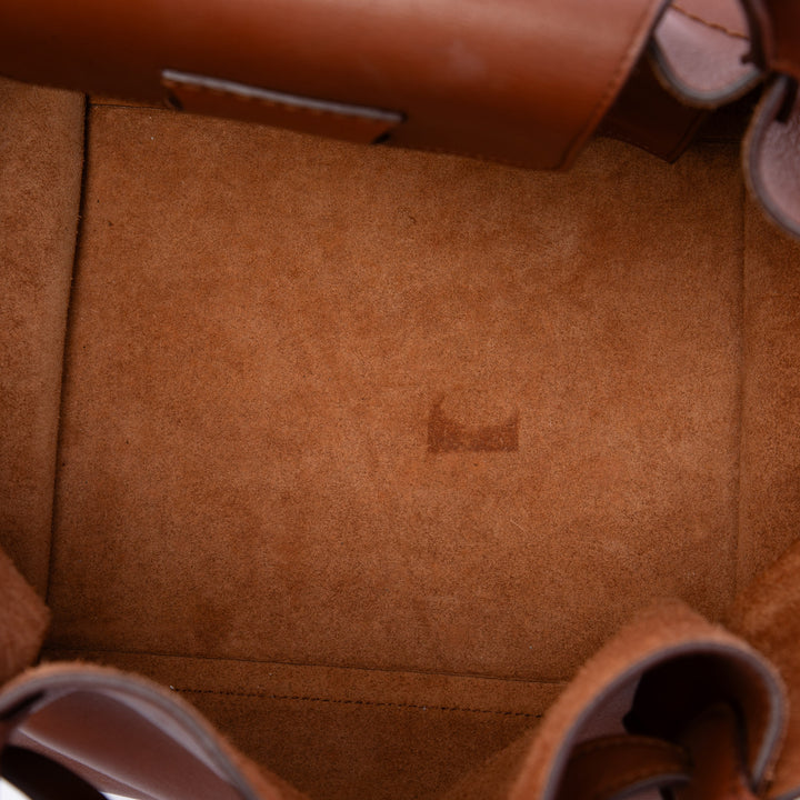 Celine Sac à main Big Petit Cuir de veau lisse Marron – vue 4 – GABY PARIS