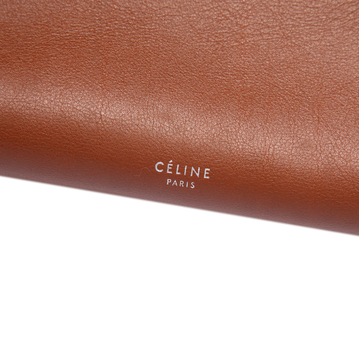 Celine Sac à main Big Petit Cuir de veau lisse Marron – vue 5 – GABY PARIS