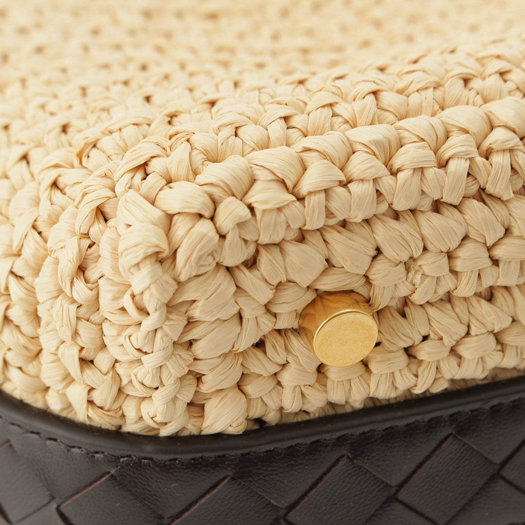Intrecciato à finitions Wallace Sac Mini nappa Beige