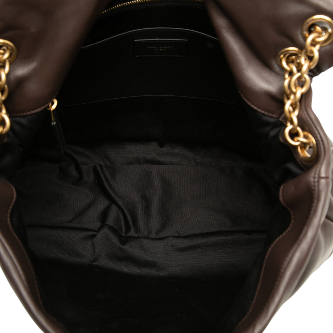 Matelassé Jamie 4.3 Sac Grand Cuir d'agneau Marron