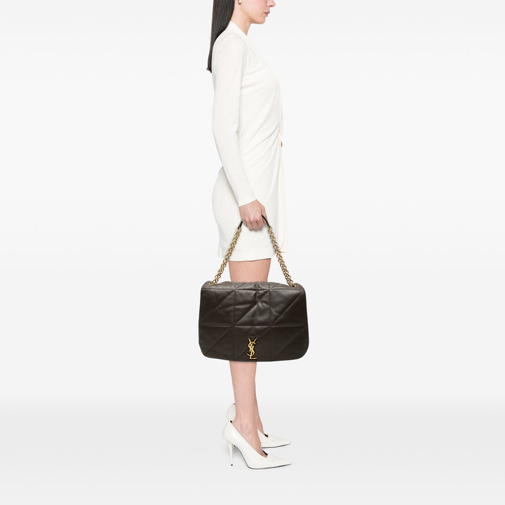Matelassé Jamie 4.3 Sac Grand Cuir d'agneau Marron