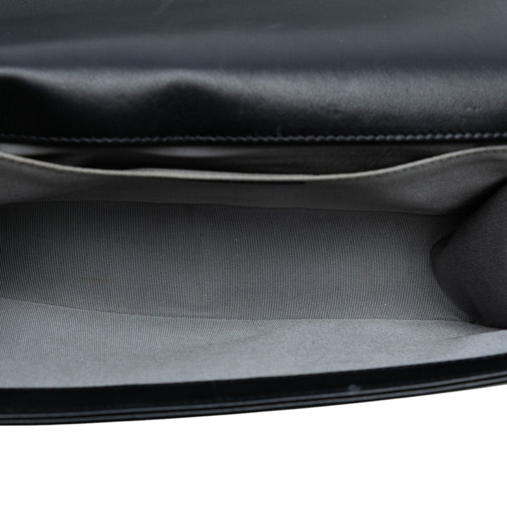 Chanel Old Medium Chevron Cuir d’agneau Boy à rabat