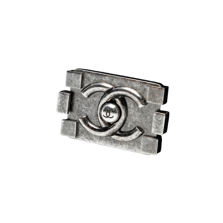 Chanel Old Medium Chevron Cuir d’agneau Boy à rabat