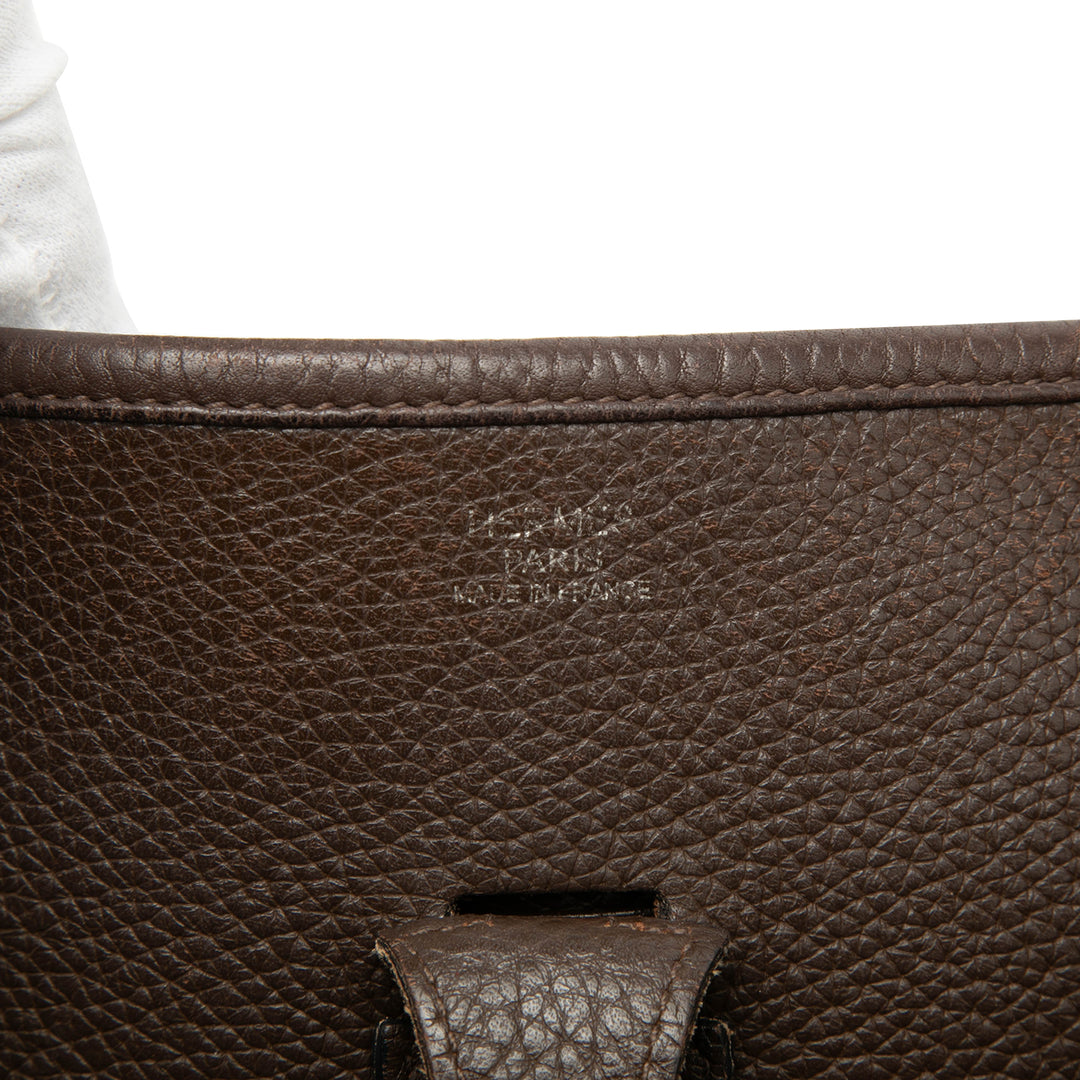 Hermès Evelyne I PM Clémence Marron – vue 5 – GABY PARIS