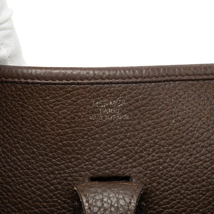 Hermès Evelyne I PM Clémence Marron – vue 5 – GABY PARIS