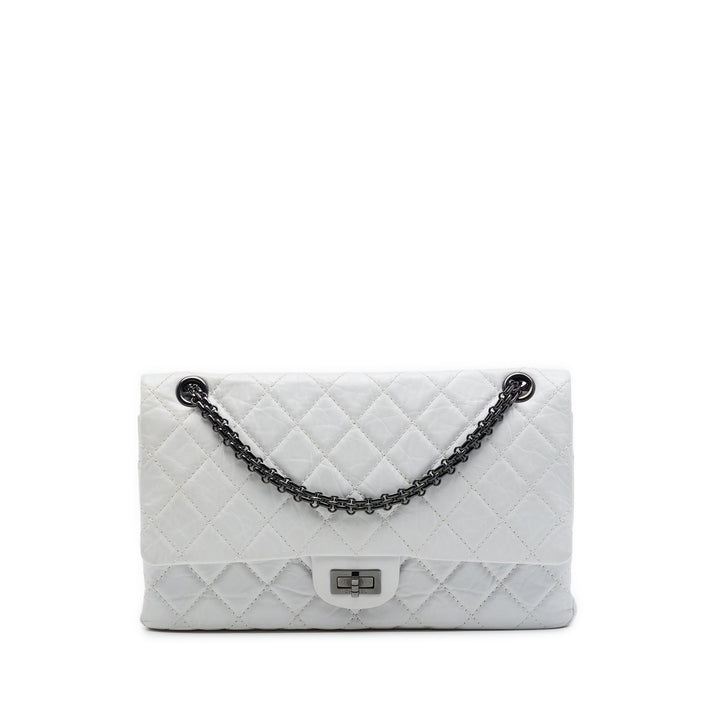 Chanel Matelassé vieilli Cuir de veau Reissue 2.55 Double rabat 226